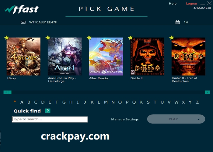 WTFast Activation Key