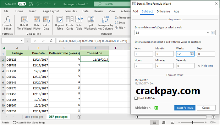 AbleBits Ultimate Suite For Excel License Key