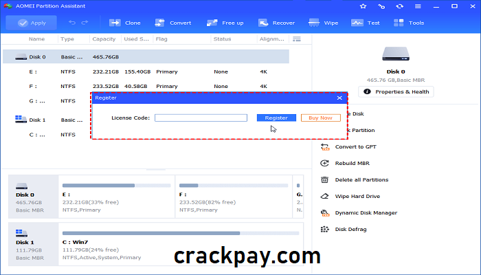 AOMEI Partition Assistant License Code